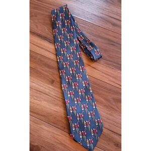 Christian Dior‎ Men's Golf Tie Monsieur Classic Golfing Vintage Players Navy